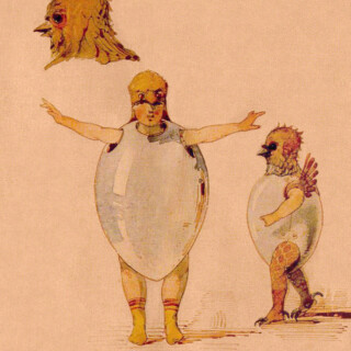 Hartmann Chicks sketch for Trilby ballet